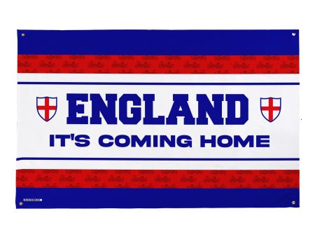 England Stripe - Personalised 5ft x 3ft Fabric Banner on Sale