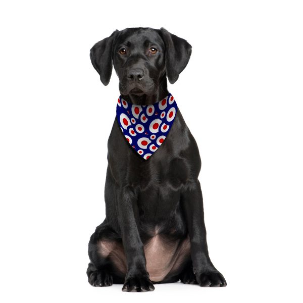 MOD - Blue - Dog Bandana - 4 Sizes on Sale