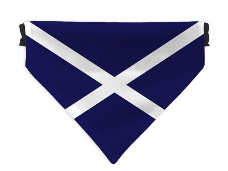 Scottish Saltire - Dog Bandana - 4 Sizes Cheap