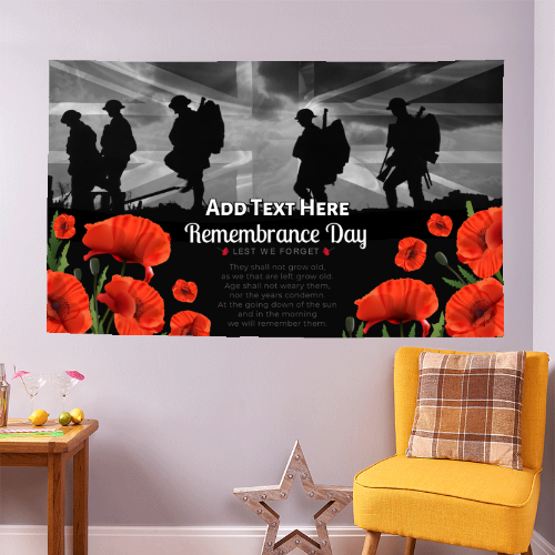 Remembrance Poem | Personalised Banner - 3 Sizes Fashion