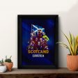 Scotland 2024 Euros - A4 Metal Sign Plaque - Frame Options Available Sale