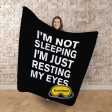 I m Not Sleeping - Fleece Blanket Fashion