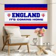 England Stripe - Personalised 5ft x 3ft Fabric Banner on Sale