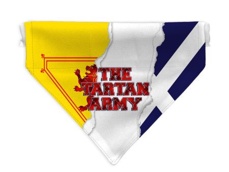 The Tartan Army Rip - Dog Bandana - 4 Sizes For Sale