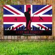 Remembrance Day - Solider March - Two Variants | Personalised Banner - 5ft x 3ft Hot on Sale