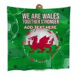 We Are Wales - Personalised Fleece Blanket Online Hot Sale