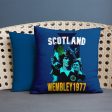 Scotland 1977 Wembley Cushion - Two Sizes on Sale