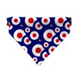 MOD - Blue - Dog Bandana - 4 Sizes on Sale