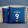 Leeds United FC - Name and Number 45cm Cushion - Officially Licenced Online Hot Sale