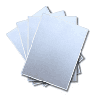 Edible Fabric Sheet (Size 7.75 inch x 10.5 inch) SILVER - SPECIAL OFFER Online now