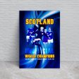 Football Art - Scotland 1967 World Champions - A4 Metal Sign Plaque - Frame Options Available Online Hot Sale