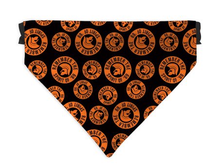 Remember The Spirit Of 69 - Orange - Dog Bandana - 4 Sizes For Sale