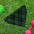 Green Tartan - Dog Bandana - 4 Sizes Online Hot Sale