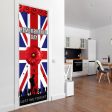 Personalised Text Remembrance Day - Poppy Flag - Door Banner For Discount