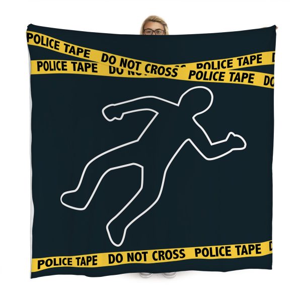 True Crime Fan - Fleece Blanket on Sale