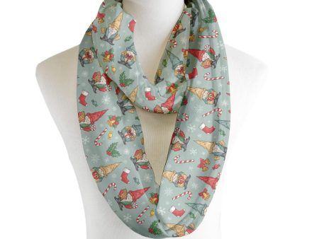 Christmas Gonks - Scarf - Infinity  - Chiffon Online now