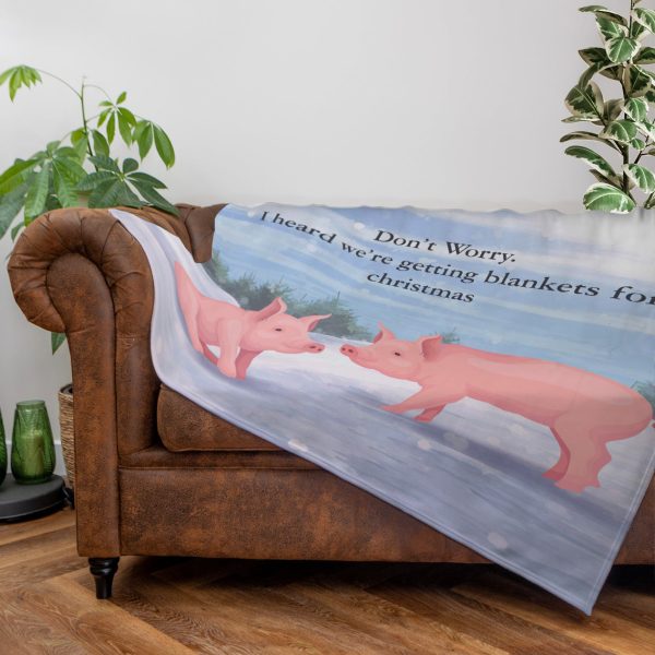 Pigs in blankets - Xmas - Fleece Blanket on Sale