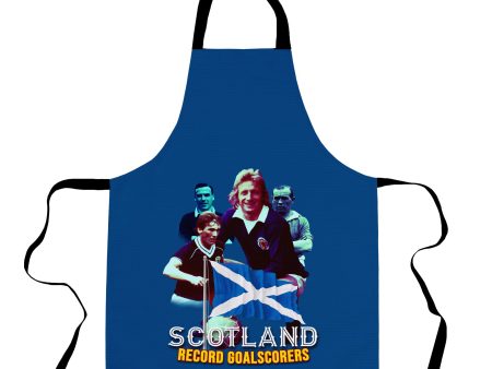 Scotland Goal scoring Legends -  Adult Apron Online Sale