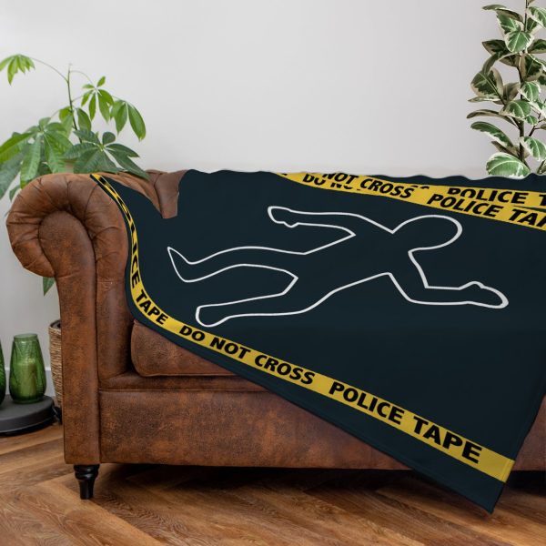 True Crime Fan - Fleece Blanket on Sale