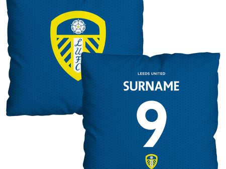 Leeds United FC - Name and Number 45cm Cushion - Officially Licenced Online Hot Sale