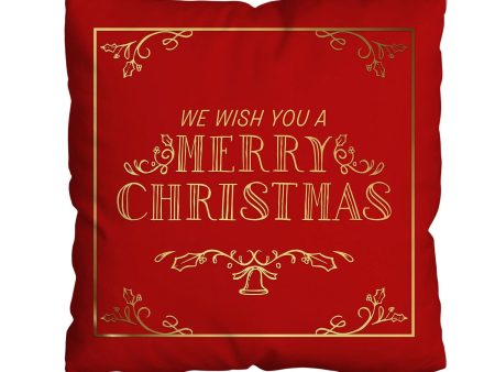 Wish You a Merry Xmas - Cushion - Two Sizes Fashion