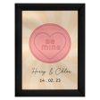 Personalised Be Mine - A4 Metal Sign Plaque - Frame Options Available Online now