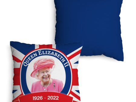 The Queen - Union Jack Flag - 45cm Cushion Hot on Sale