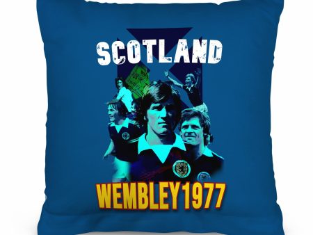 Scotland 1977 Wembley Cushion - Two Sizes on Sale