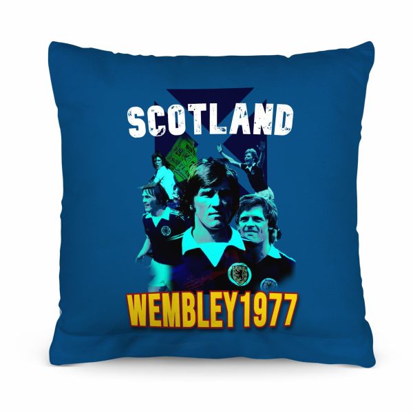 Scotland 1977 Wembley Cushion - Two Sizes on Sale