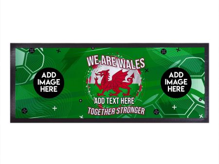 We are Wales - Personalised Bar Runner Cheap