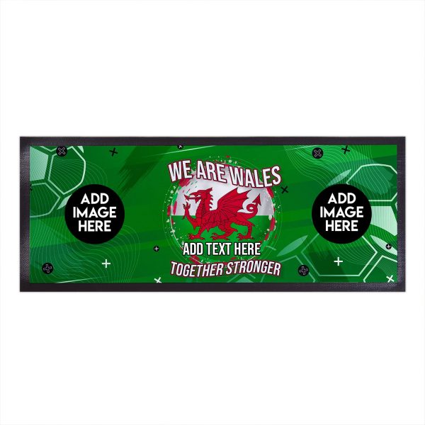 We are Wales - Personalised Bar Runner Cheap