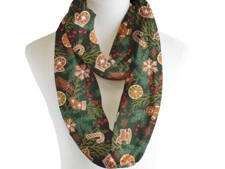 Christmas treats - Scarf - Infinity  - Chiffon on Sale