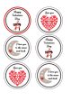 Love you to the moon and back edible cake and cupcake toppers For Sale