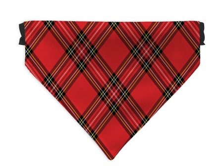 Red Tartan - Dog Bandana - 4 Sizes Sale