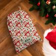 Teddy Pattern - Personalised Santa Sack on Sale