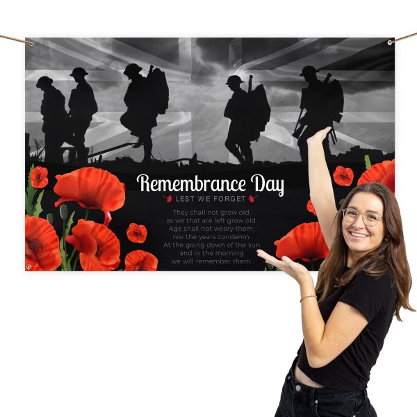 Remembrance Poem | Personalised Banner - 3 Sizes Fashion