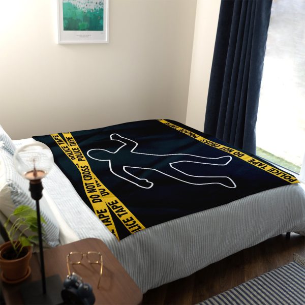 True Crime Fan - Fleece Blanket on Sale