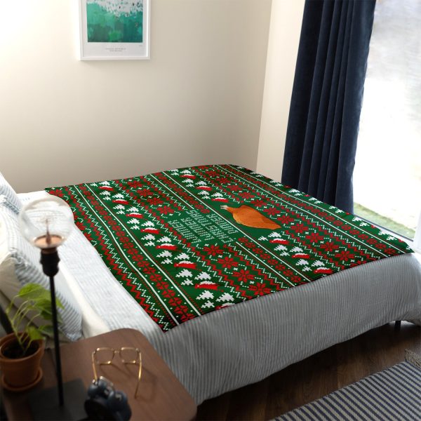 Winner Winner, Christmas Dinner - Xmas Jumper - Fleece Blanket Online