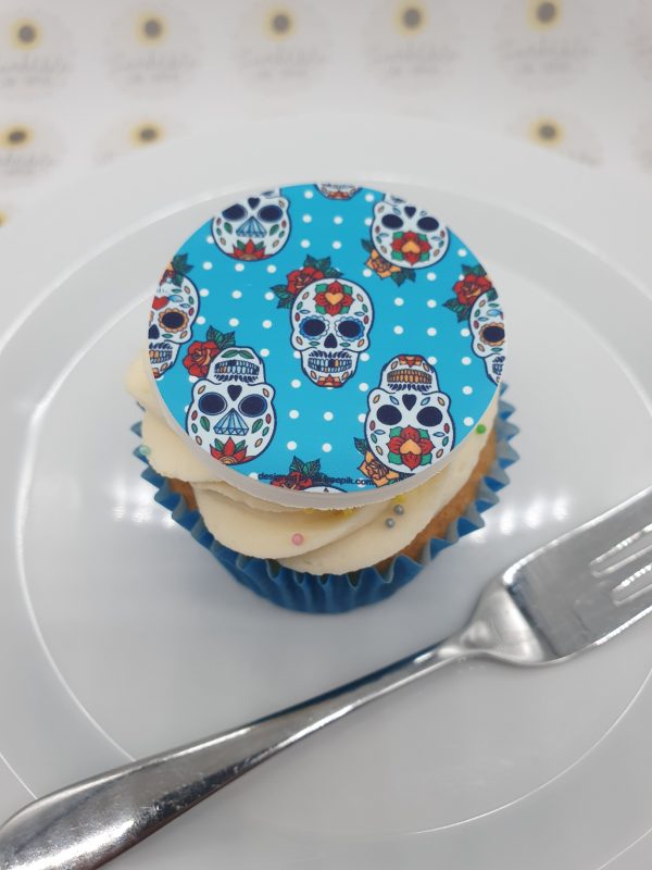 HALLOWEEN - DAY OF THE DEAD - Edible cake and cupcake toppers Online Sale