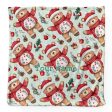 Christmas Teddy Pattern - Personalised Extra Soft Luxury Baby Blanket - 75cm x 75cm Cheap