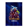 Scotland 2024 Euros - A4 Metal Sign Plaque - Frame Options Available Sale