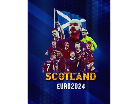 Scotland 2024 Euros - A4 Metal Sign Plaque - Frame Options Available Sale