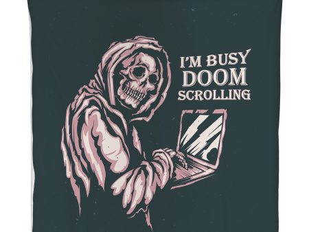 Doom Scrolling - Fleece Blanket Online now