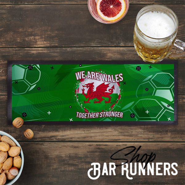 We are Wales - Personalised Bar Runner Cheap