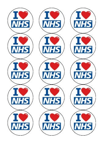 I love NHS cake and cupcake toppers For Discount