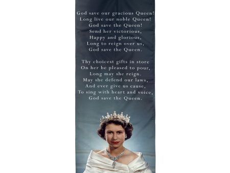 Queens Commemorative National Anthem - Door Banner Sale