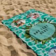 Personalised Lightweight, Microfibre Photo Beach Towel - Ocean Leopard Design Supply