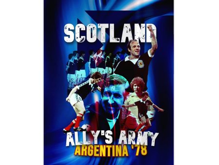 Scotland 1978 Argentina - A4 Metal Sign Plaque - Frame Options Available Online Hot Sale