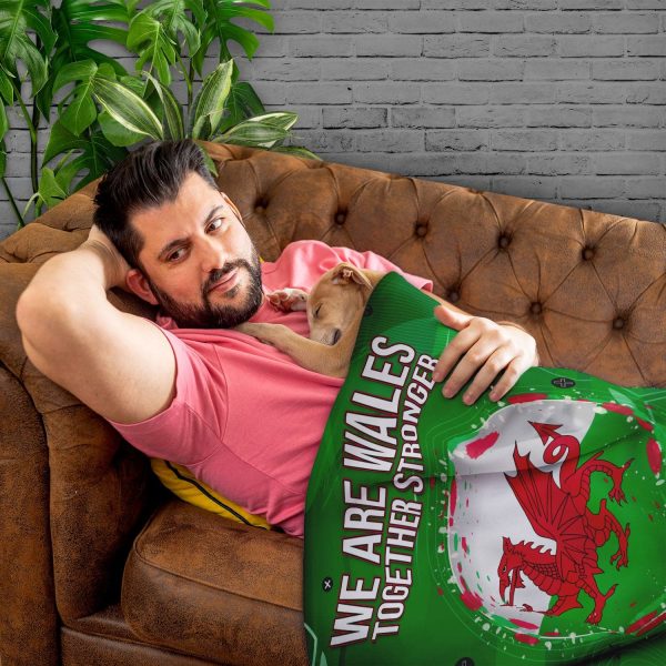 We Are Wales - Personalised Fleece Blanket Online Hot Sale