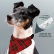 Red Tartan - Dog Bandana - 4 Sizes Sale